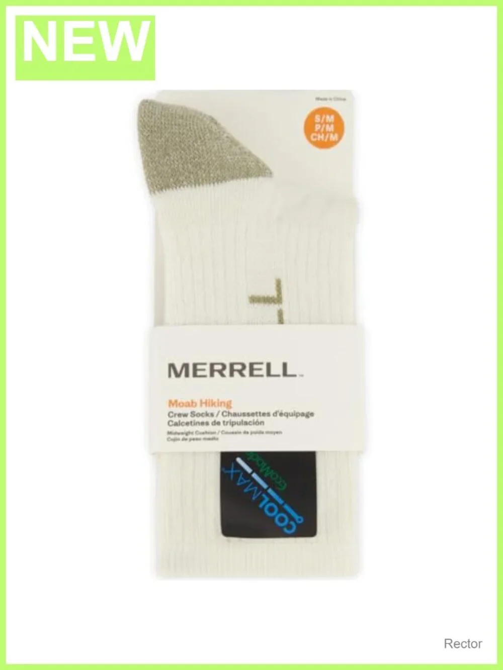 Hiking Crew Socks Full Cushion Heavy-Duty Polyester Spandex